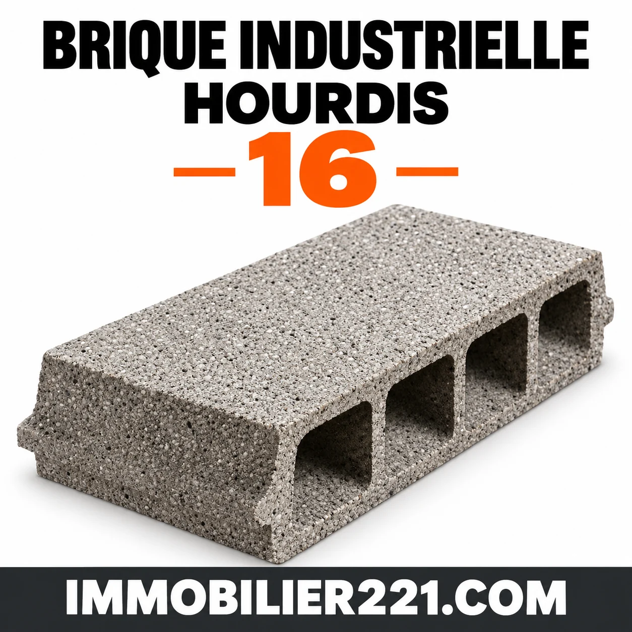 Brique industrielle hourdies 16 au Sénégal | Devis & Livraison Chantier