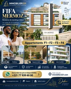 Résidence de standing FIFA Mermoz à Dakar – Immobilier221