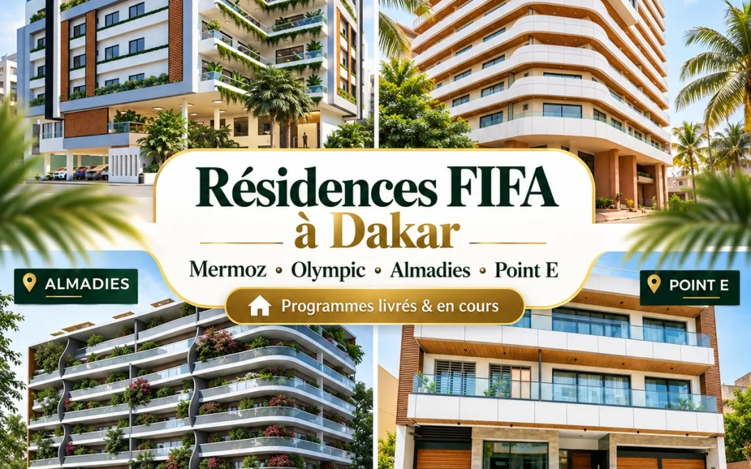 Résidences FIFA à Dakar – Appartements disponibles à Almadies, Point E et Mermoz